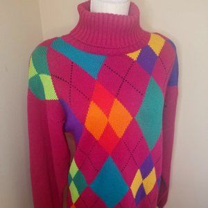 Vintage Casual Corner Sweater Fucsia S